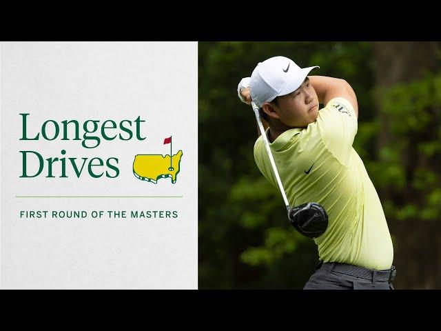 The Longest drives From the First Round | The Masters