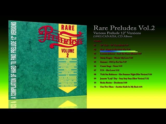 Rare Preludes Vol.2 (1993) Various Prelude 12' Versions [CD Album]