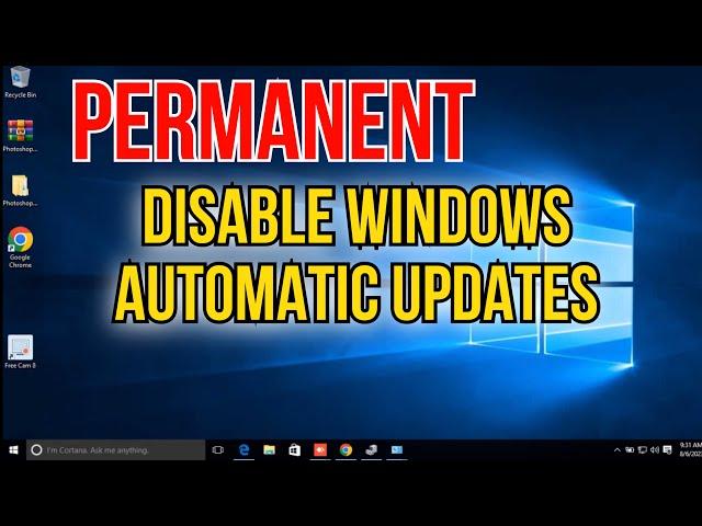 How to Disable Windows Automatic Updates on windows 10 Permanently |Automatic Updates Disable (2023)