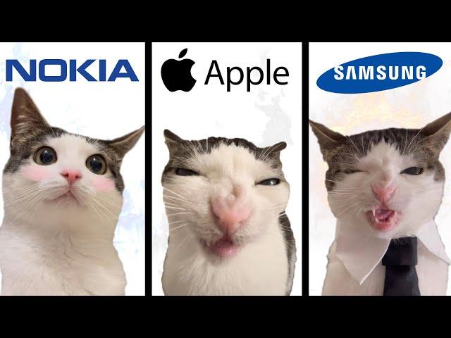 Cat Luna Crunch but famous phone ringtones