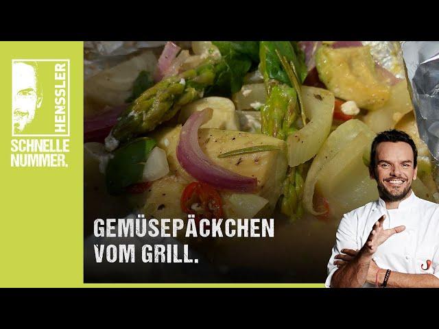 Schnelles Gemüsepäckchen vom Grill Rezept von Steffen Henssler