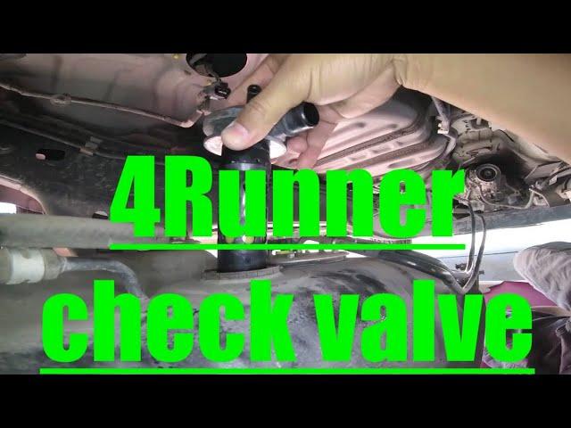 GAS FUMES P0440 P0446 Fuel Check Valve Replacement Toyota 4Runner √ Fix it Angel