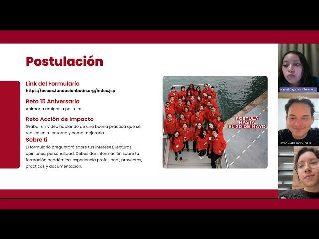 Becas INDESGUA - Fundación Botín