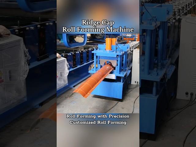 Ridge Cap Roll Forming Machine #machine #rollformingmachine #metalforming
