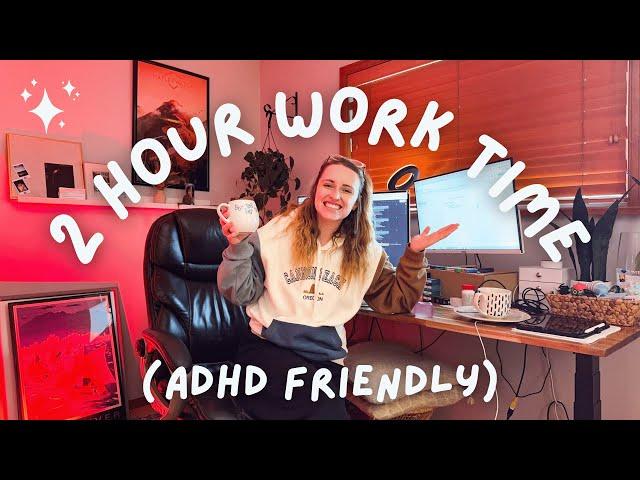 ADHD Body Doubling LIVE! (work with me for 2 hours! )