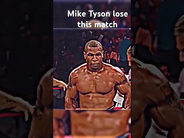 Mike tyson lost this match but... #boxing #miketyson #evanderholyfield