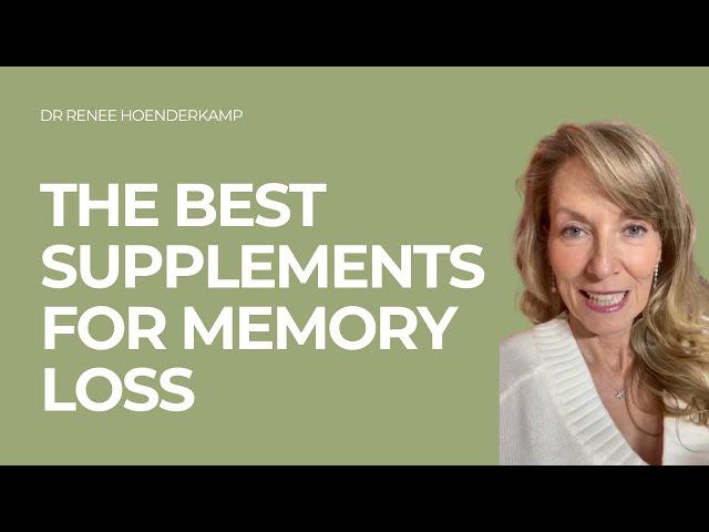 The Best Supplements For Memory Loss & Brain Health