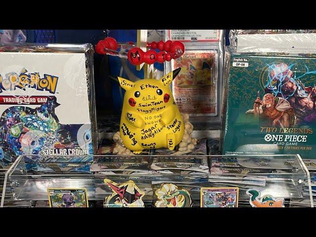 Pokémon LIVE SHOP - Opening Stellar Crown, One Piece OP-09 Four Emperors, OP-08, Vintage Pokémon!