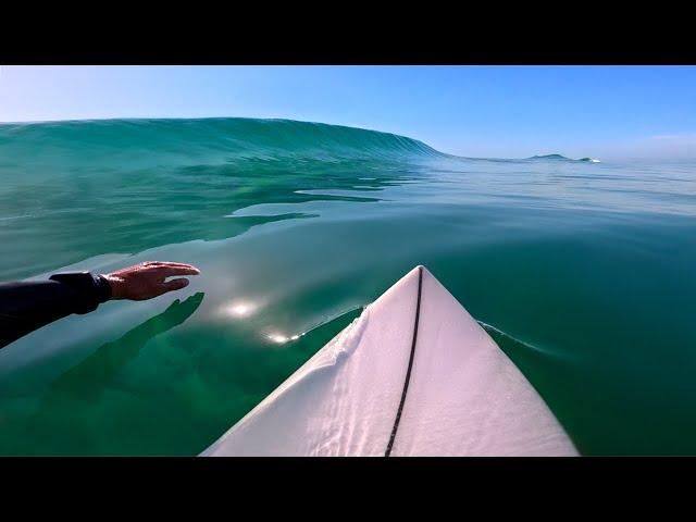 SURFING THE CLEANEST WAVES EVER! (RAW POV)