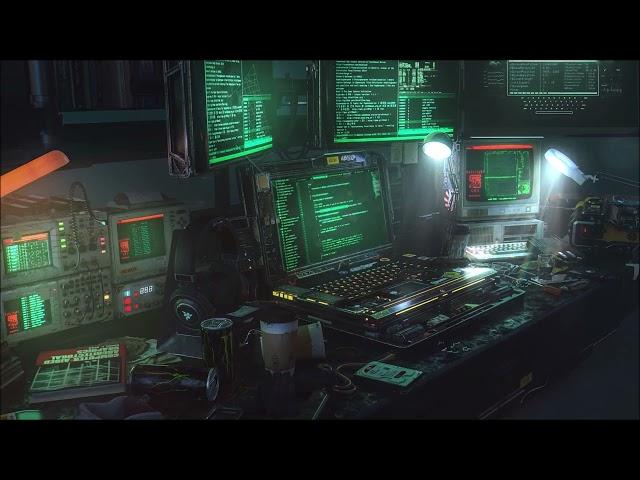 Hacker Archives | Computer Programming | Cyberpunk Ambient | Night Coding | Technology Sounds | HD 