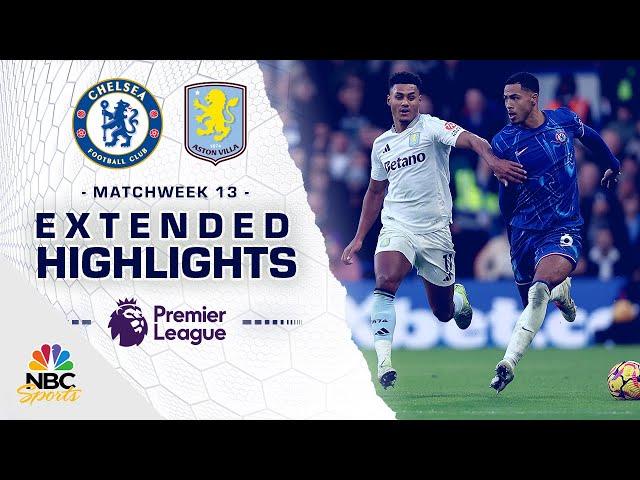 Chelsea v. Aston Villa | PREMIER LEAGUE HIGHLIGHTS | 12/1/2024 | NBC Sports