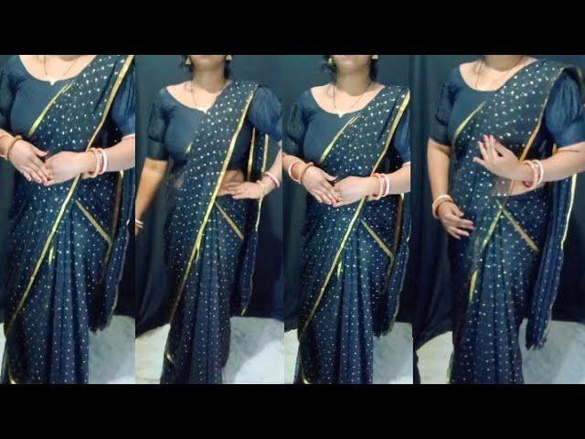 Regular saree draping|Easy saree draping style|saree how to wear |Saree Draping Vlogs