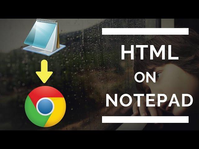 How TO Save HTML FIle In Notepad | 2023 | HTML | CSS |