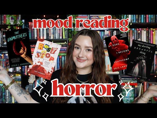 new horror reading vlog 2024 | finding favorite books, cozy nights & new relationship energy