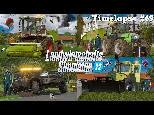 ÜBERLADEN - GRASHÄCKSELN in ELLERBACH mit ‪@TheCamPeRYT!  | [LS22] - Timelapse #69