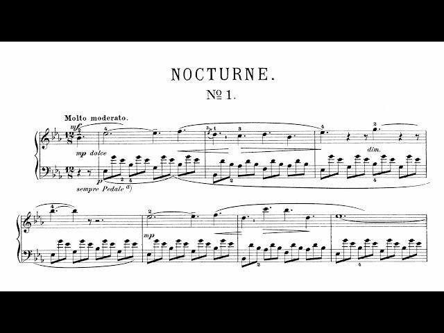 John Field: Nocturne Nr. 1 in E Flat Major (audio + sheet music) [Thurzó]