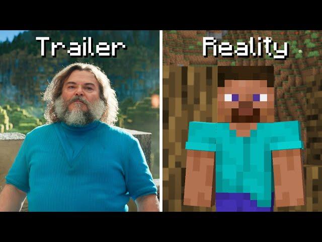 Minecraft Movie : Trailer vs Reality