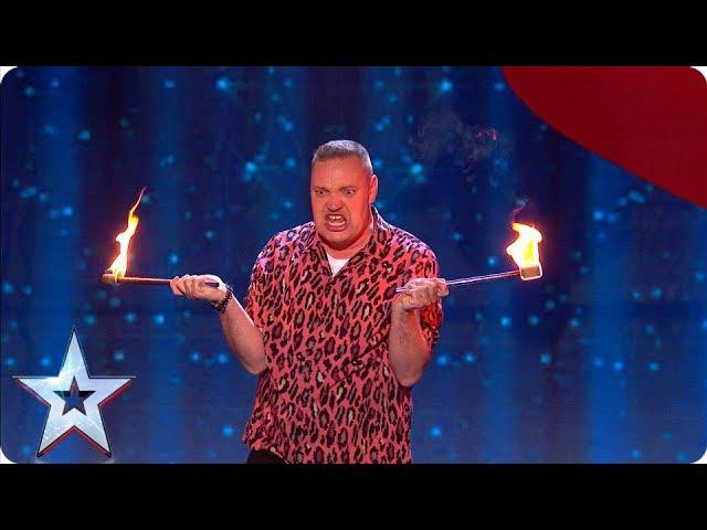 Comedy magician Graeme Mathews leaves us head over heels! | Semi-Finals | BGT 2019