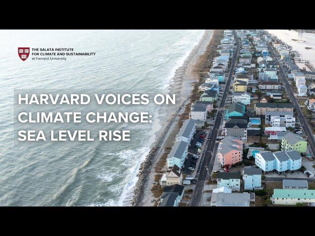 Harvard Voices on Climate Change: Sea Level Rise