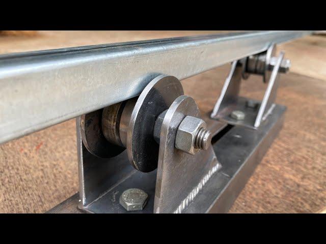 HOMEMADE HOLLOW PIPE ROLL !! smart idea of ​​welder making hollow pipe roll tool that you must make