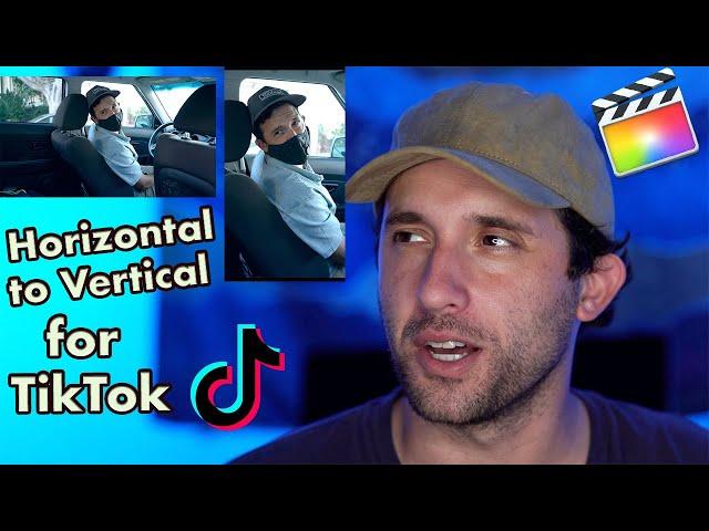 How to repurpose your old horizontal content to Vertical for TikTok using FCPX!