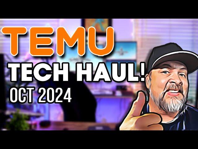 TEMU Tech Haul!!  October 2024