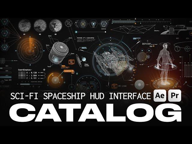 Sci-Fi HUD Elements Professional Creators Use | Pixflow's Spaceship HUD Interface Templates