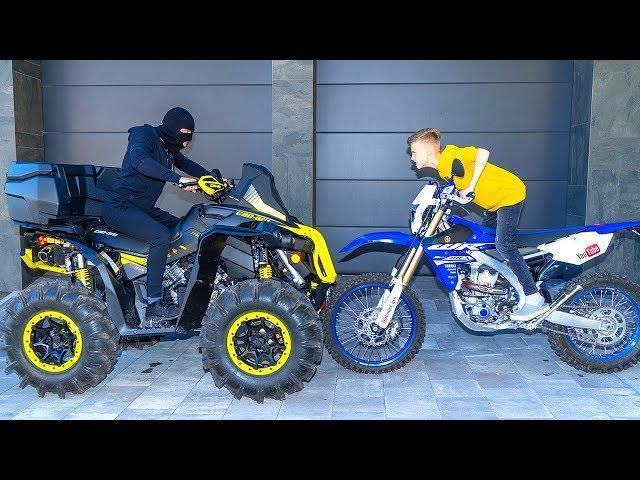 Мотоцикл VS  Квадрика что круче ?  Motorcycle VS ATV.