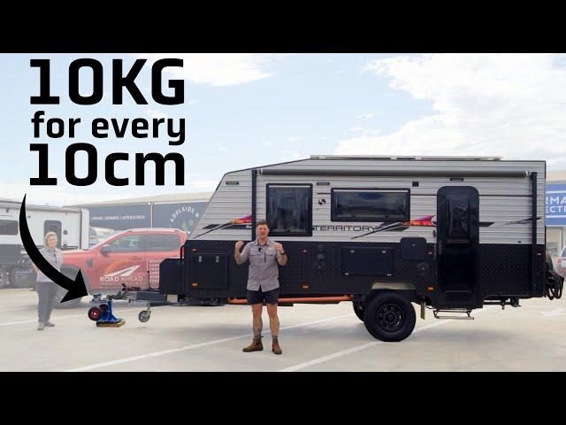 What happens when you're not towing a LEVEL CARAVAN? | Adelaide RV & Road Ahead Mobile Weigh