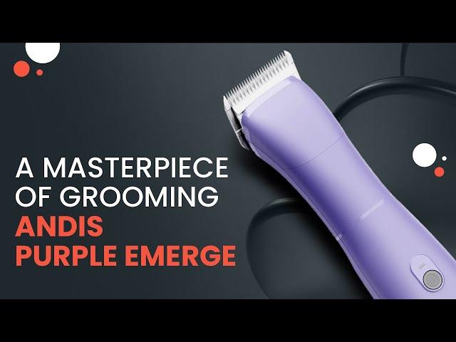Professional Pet Grooming Results in Minutes With .Andis Emerge Clipper!