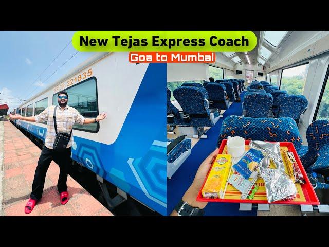 New Tejas Express VISTADOM coach Journey || paisa vasool journey Khana hi Khana || Konkan Railway