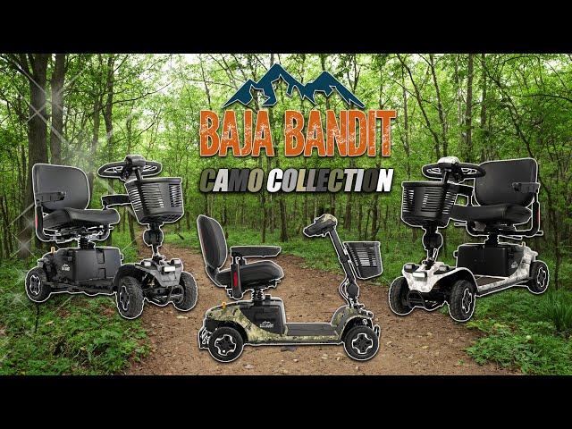 CAMO COLLECTION | The All-New Camo Collection Baja Bandit Outdoor Mobility Scooter by Pride Mobility