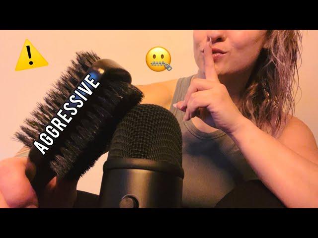 ASMR FAST & AGGRESSIVE MIC TRIGGERS NO TALKING