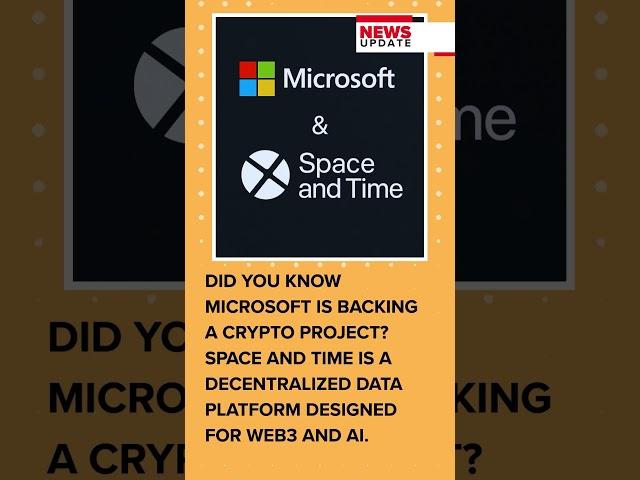 What Is Space and Time? The Microsoft-Backed Crypto Project That’s Blowing Up!