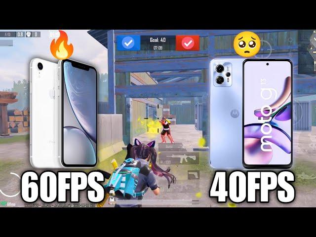 Iphone Xr Vs Moto G13 40 Fps Bgmi Test / Iphone Xr Pubg Test / Iphone Xr Bgmi Test In 2024