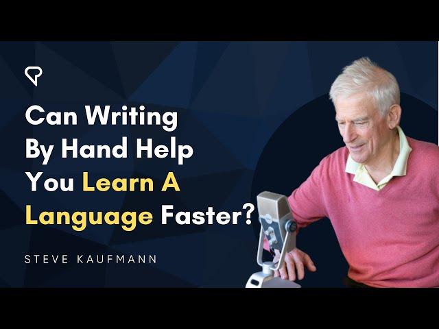 Can Writing By Hand Help You Learn A Language Faster?