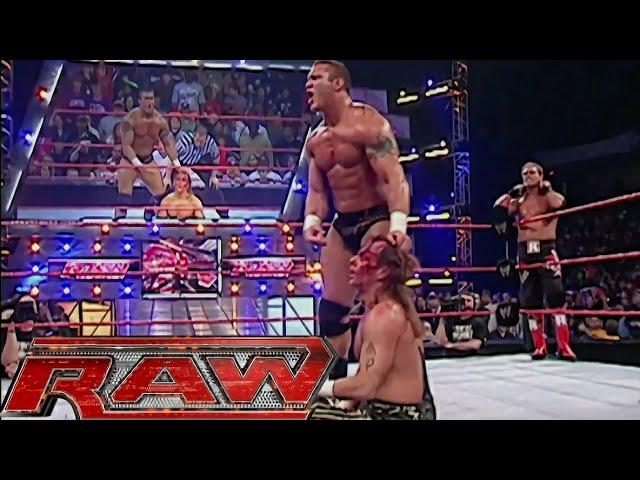 Rated-RKO vs Shawn Michaels 2-on-1 Handicap Match (Bloody) Pt.2 RAW Jan 15,2007