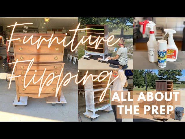 FURNITURE PAINTING FOR BEGINNERS | All About The Prep | Tallboy Dresser Makeover Part 1