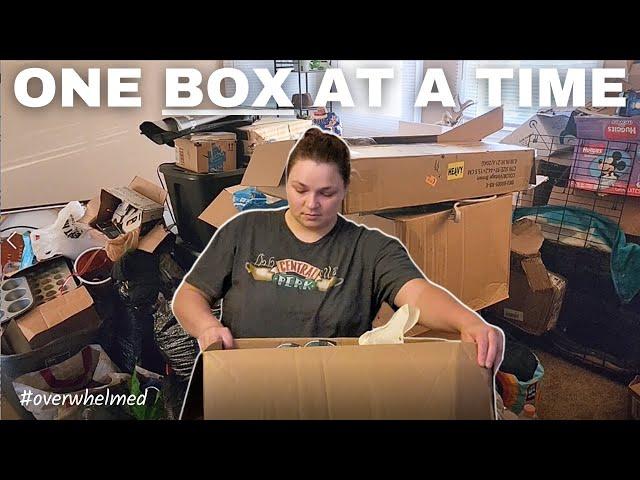 UNPACKING One BOX at a Time! | There will be MORE Decluttering!