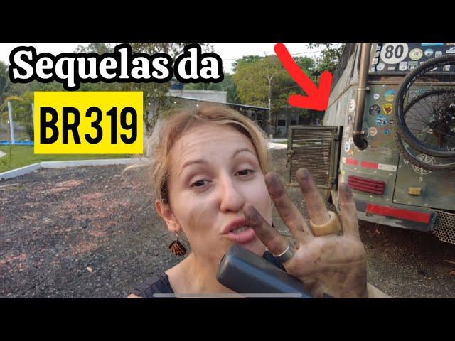 A trepidação da pior estrada do Brasil castigou muito o motorhome