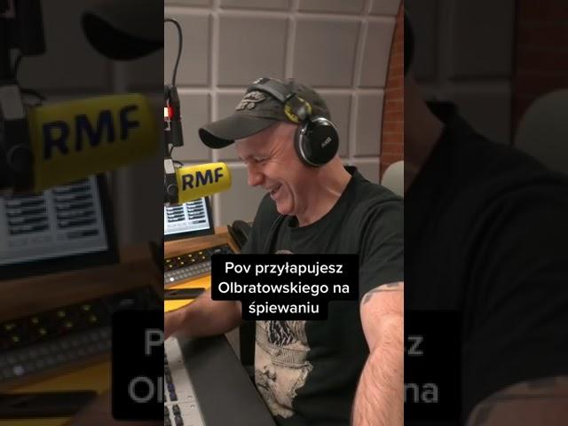 Olbratowski przyłapany na śpiewaniu w studiu RMF FM #shorts