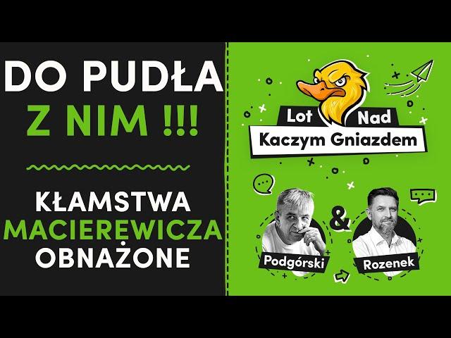 DO PUDŁA Z NIM!!! KŁAMSTWA MACIEREWICZA OBNAŻONE. WSTRZĄSAJĄCE USTALENIA KOMISJI MON.