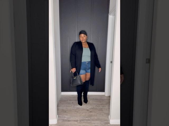 Transitional Fall Outfit Idea | Plus Size GRWM