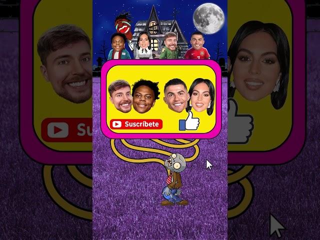 좀비는 누구를 잡을까? ‍️ Ronaldo, Georgina, MrBeast 아니면 IShowSpeed? 