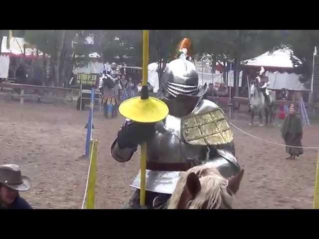 Jousting - Finals, David Schade & Charlie Andrews, 4th Pass, Sherwood Forest Faire