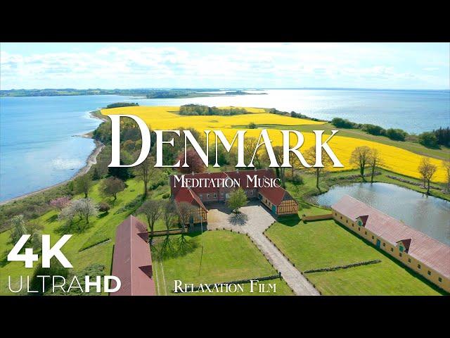 DENMARK • Relaxation Film 4K - Peaceful Relaxing Music - Nature 4k Video UltraHD