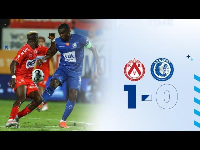 KV Kortrijk - KAA Gent: 1-0