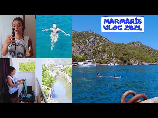 Yine MARMARİS  Denizden çıkmadığımız bir tatil | MARMARİS 2024 #tatilvlog #vlog #vlogger