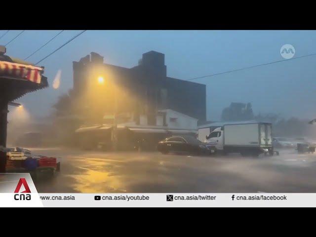 Typhoon Kong-rey makes landfall in Taiwan; largest storm to hit island in three decades