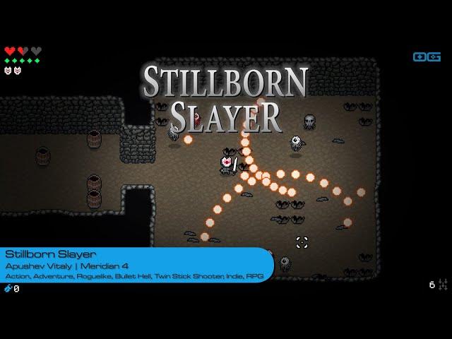 Stillborn Slayer: A Teeth Clenching Bullet Hell Game (Gameplay)